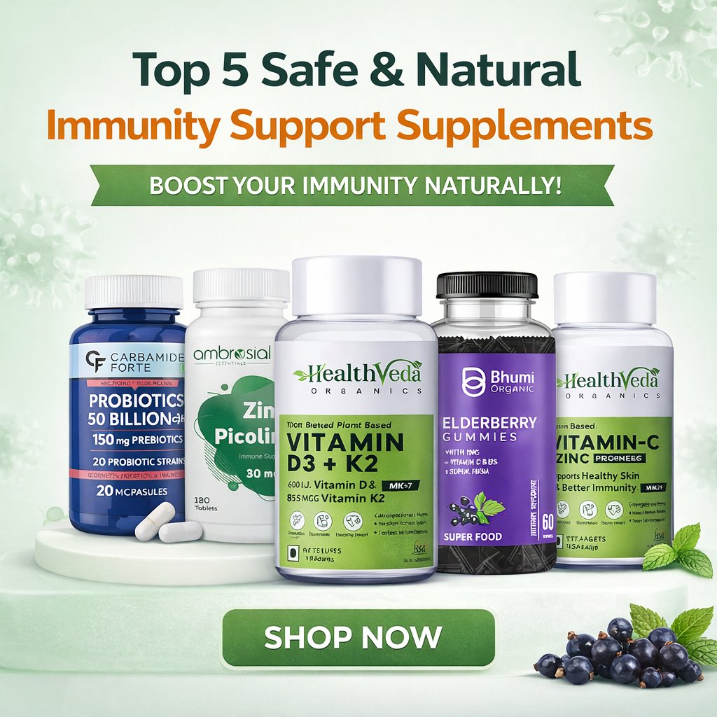 ForSeniorhood's tweet photo. Supporting immunity starts with simple, consistent wellness choices 🌿
Discover Top 5 Safe &amp; Natural Immunity Support Supplements made with clean ingredients to support balance, vitality, and healthy aging—without unnecessary additives.
Read more 👉
https://t.co/9r27XmoRBD https://t.co/Iw2IodKHM1