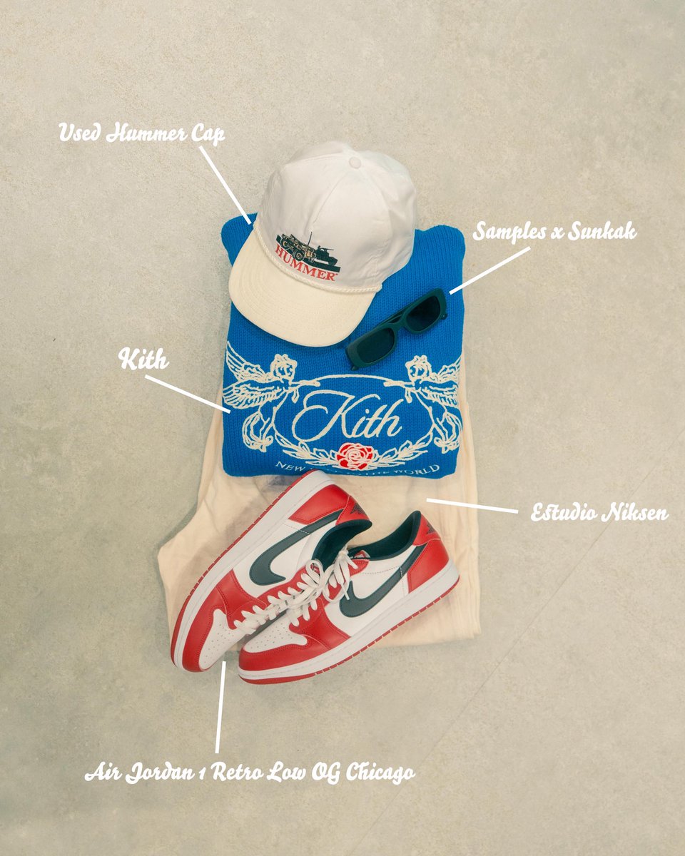 昨日の動画で買ったKITHのニットハーフジップ 丈短めでスッキリ！最高