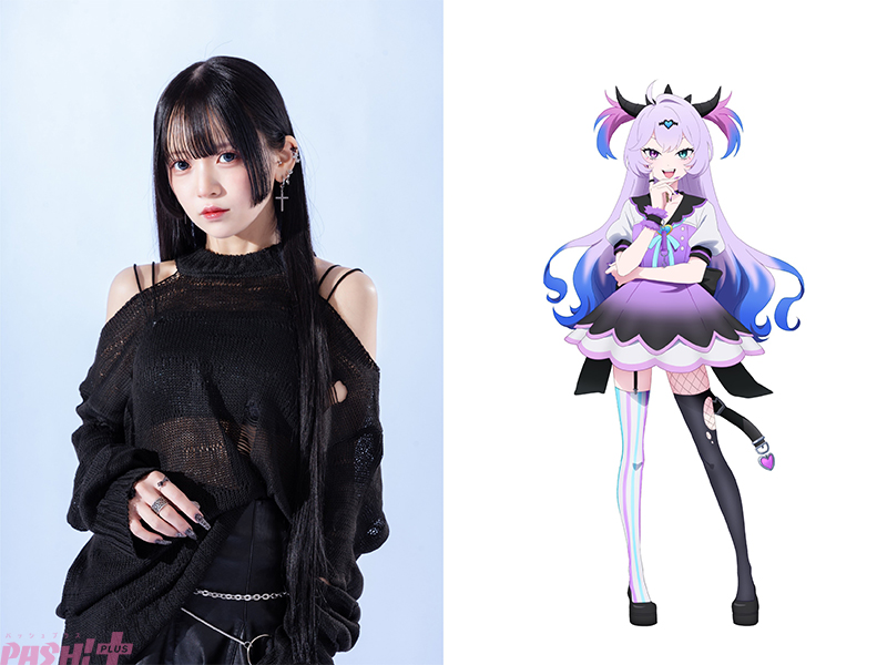 Hana-makoさま専用です☺︎イプ➕プイリケース紫黒 ニディガ】アニメ『NEEDY GIRL OVERDOSE』に登場するオリジナル