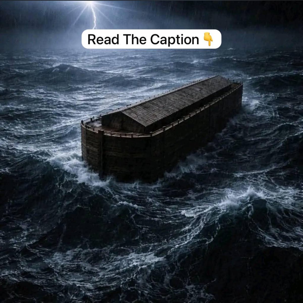 I have been seeing this inspiring writeup all over my whatsapp and thought to share here:

The most terrifying detail about Noah's Ark isn't the size of the flood. It is the design of the boat.
If you look closely at the blueprints God gave Noah in Genesis 6, He was extremely