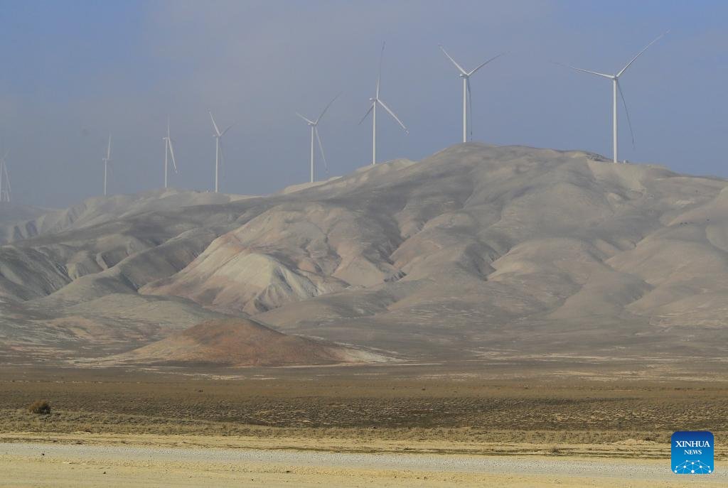 VoiceofPD's tweet photo. Chinese-built wind power project inaugurated in Azerbaijan
Azerbaijani President Ilham Aliyev on Thursday inaugurated the 240-megawatt Khizi-Absheron Wind Power Plant, a flagship #renewableenergy project constructed by #PowerChina Huadong Engineering Corporation Limited (#HDEC).
Addressing the official opening ceremony in Baku, Aliyev described the completion of the plant as a milestone that enhances the nation's energy capacity.
He emphasized that the project demonstrates a "successful example of international cooperation" and will contribute to #Azerbaijan's overall development.
Read full: https://t.co/cDDZXmQmdz