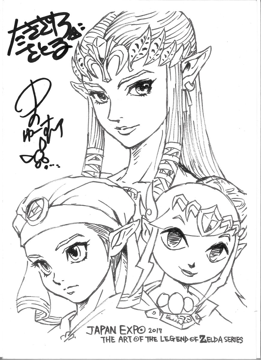 ZeldaAnecdotes's tweet image. ⚔️ Zelda &amp;amp; Link - arts by Yusuke Nakano