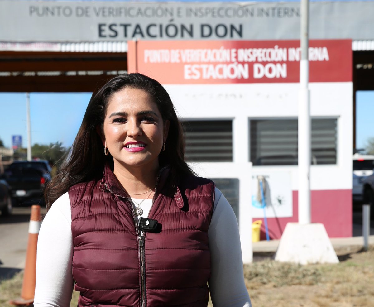 CelidaLopezc's tweet photo. Bajo el liderazgo de nuestro gobernador @AlfonsoDurazo, fortalecemos la vigilancia en el punto de inspección de Estación Don, en coordinación con @CESAVE_Sonora, CIPES, COSAES y @SENASICA, trabajamos para proteger la sanidad de Sonora. https://t.co/iM7Rc7zu5V