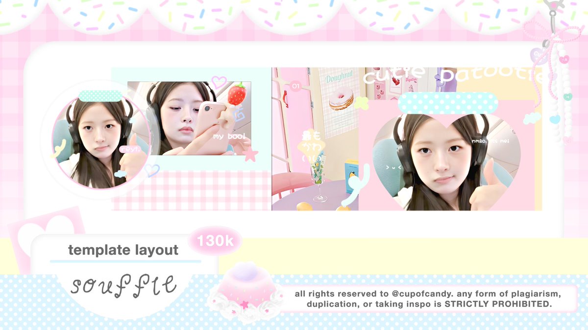 OfCandyland's tweet image. help repost? thankchu.♡ #zonauang 

halooo aku ada 4 template layout siap pakai begginer friendly (get file ipv, font filter, tutorial) yang bisa dibawa pulang dengan harga tertera disetiap gambar ya.

sila dm @CupOfCandy untuk jemput (mt after dm) :D