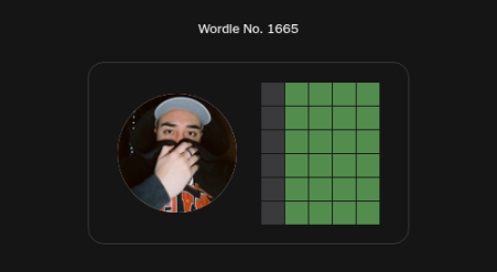 On today's episode of Wordle...