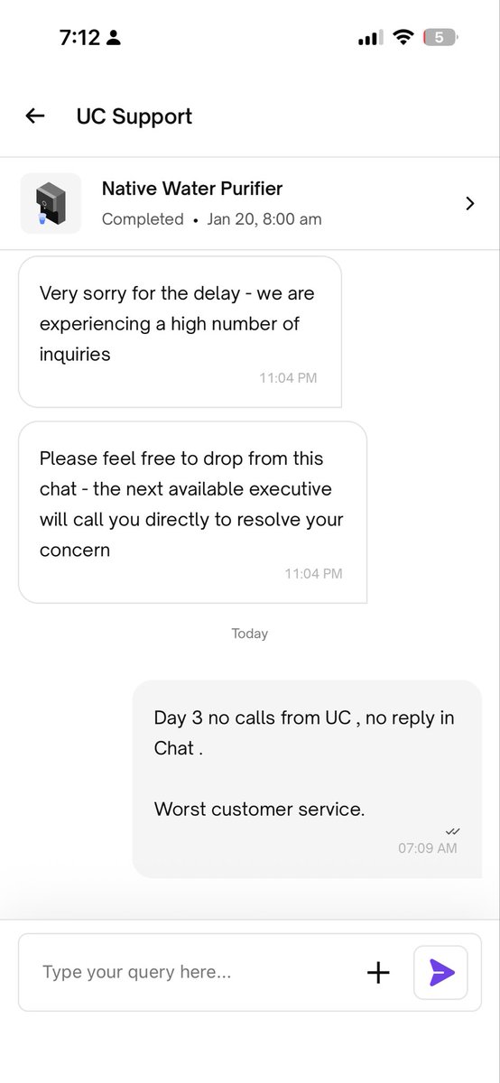 shaw_manmohan's tweet photo. @UC_Assist It been 4 days and issues is still unattended.

#CustomerService #CustomerSupport #complaint https://t.co/3h7aLrgfwH