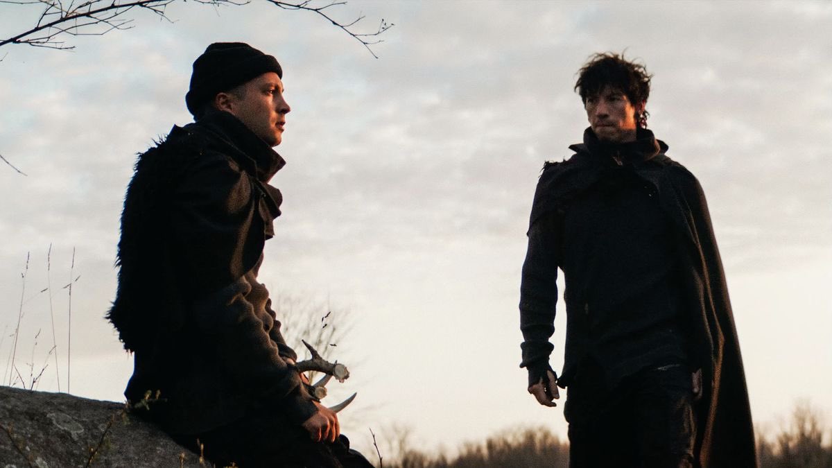 Tyler_yoseph's tweet image. Clancy sitting on a rock with no one  else around