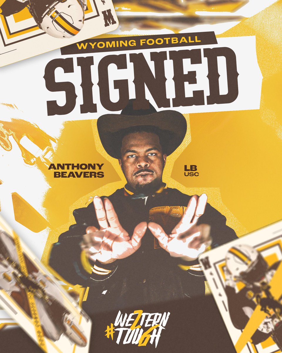 wyo_football's tweet photo. Ready to rep the Brown &amp; Gold 🤠✍️ @BeaversAnthony https://t.co/mv1FbyhbuH