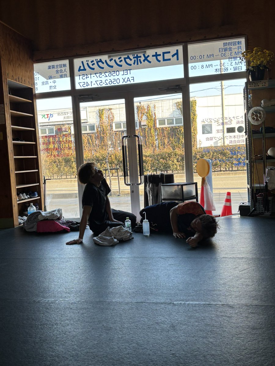 2人とも撃沈したラントレ🏃
#トコナメボクシジム