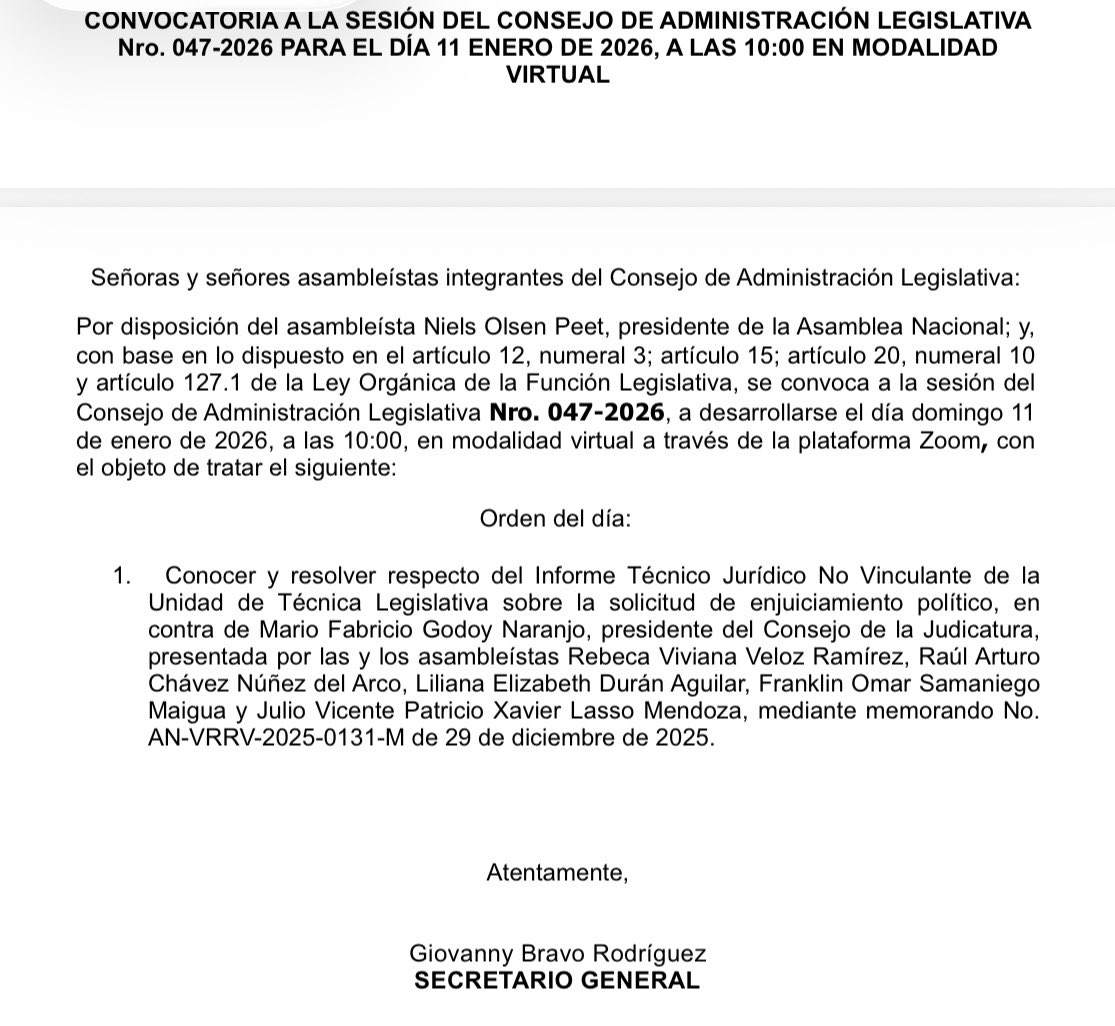 Que no haya lugar a dudas: