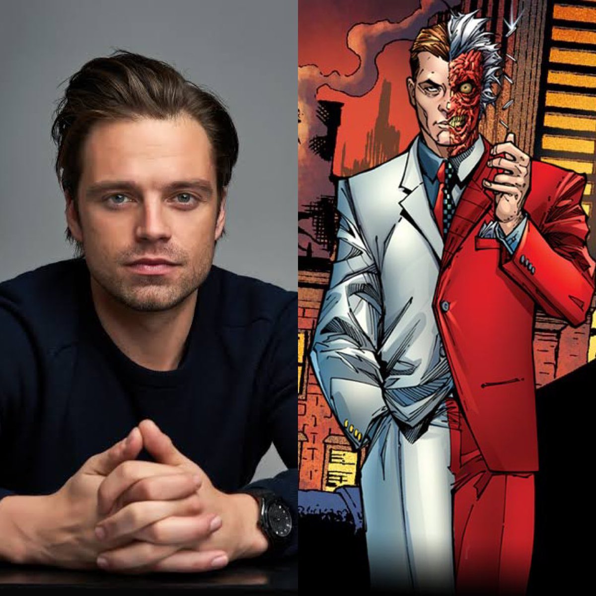 ¡Es oficial! Sebastian Stan será Harvey Dent en The Batman Part II 🦇