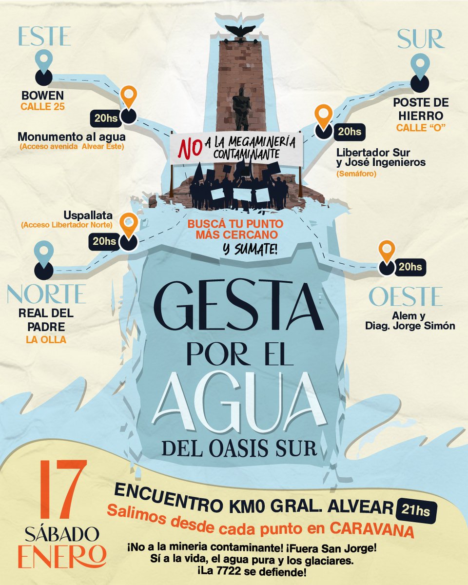 LautaroJimenezB's tweet photo. La lucha por el #Agua en #Mendoza se coordina y crece desde abajo. Los pueblos de General Alvear en lucha avanzan con su plan para la Gesta por el Agua del 17 de Enero. Desde otros departamentos como San Carlos se van sumando a la caravana a Uspallata. #ElAguaDeMendozaNoSeNegocia https://t.co/GhuxrAYiy8
