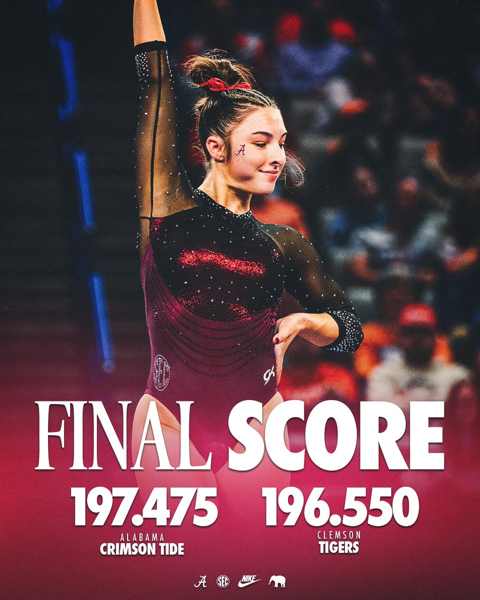 BamaGymnastics's tweet image. Highest season-opening score in program history!!!

@yea_ala | #RollTide