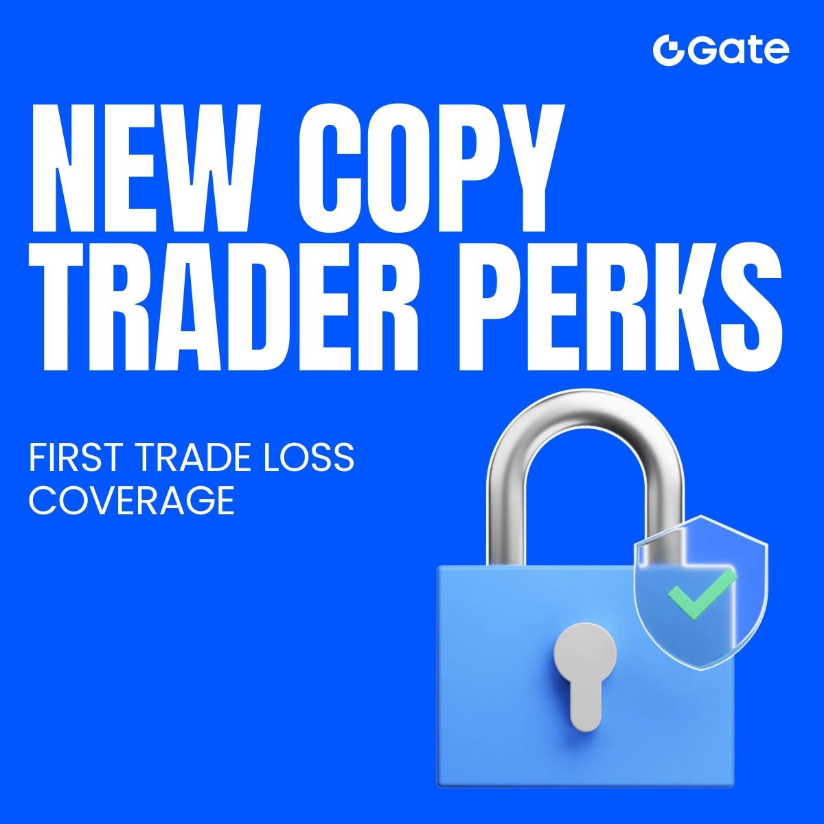 Gate_Launch's tweet image. Start trading with zero burden! 🛡️
Get first trade loss coverage and compete for the 50,000 $USDT prize pool (FCFS).

✅ Up to 200 $USDT loss coverage for new users
✅ Sign up to receive a Newcomer Pack

Trade with confidence from day one.

👉 Claim now: gate.com/campaigns/3775