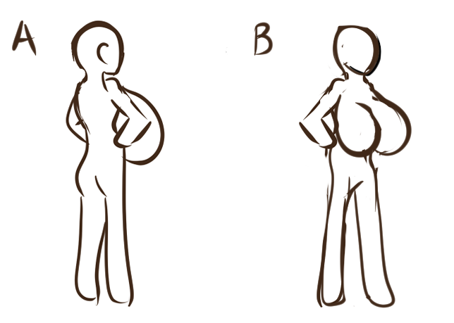 次の依頼絵描いてるけど
「(こういう感じの参考に貼られてたイラストの)構図の反対」
って文にAなのかBなのかガチで30分以上悩んでる 