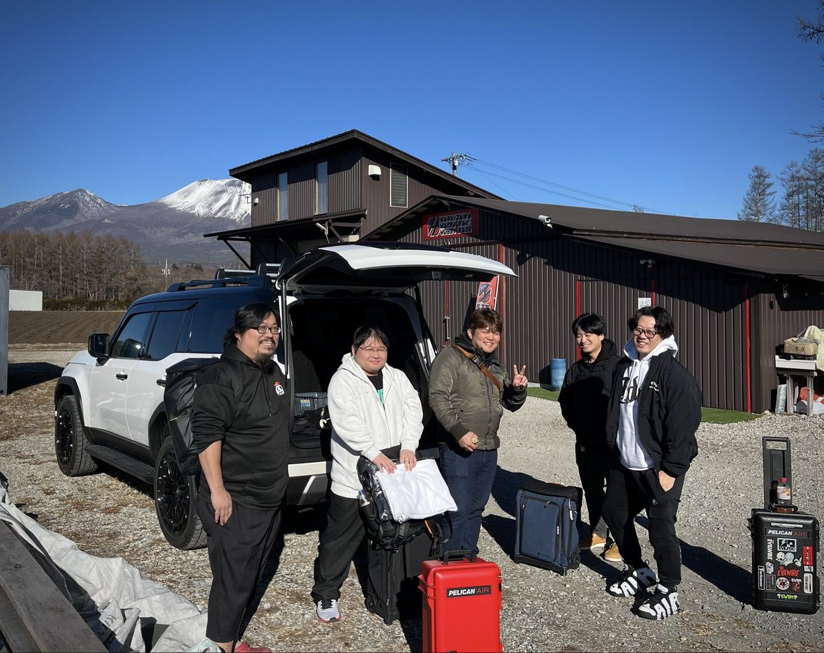 おはようございます🌞

軽井沢は快晴です
今日はホビーベース解放日です！

皆様、朝早く遠方からお越しいただきまして、ありがとうございます😊