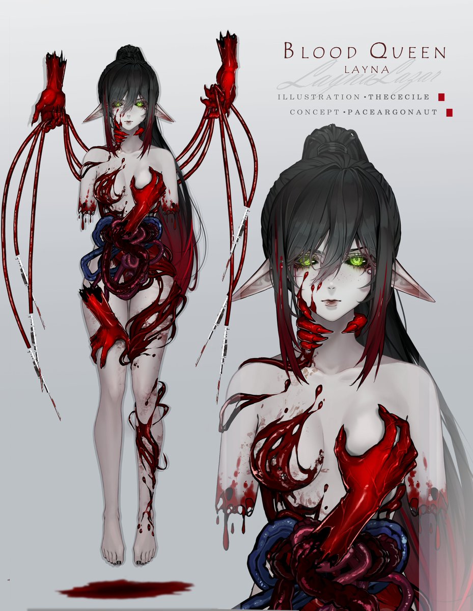 theCecilz's tweet image. SO WHICH VERSION IS HOTTER🥵I had the pleasure of being the illustrator behind @LaynaLazar's new outfits!! If you consider stripping off the clothes and skin and muscles (and bones?) an outfit...