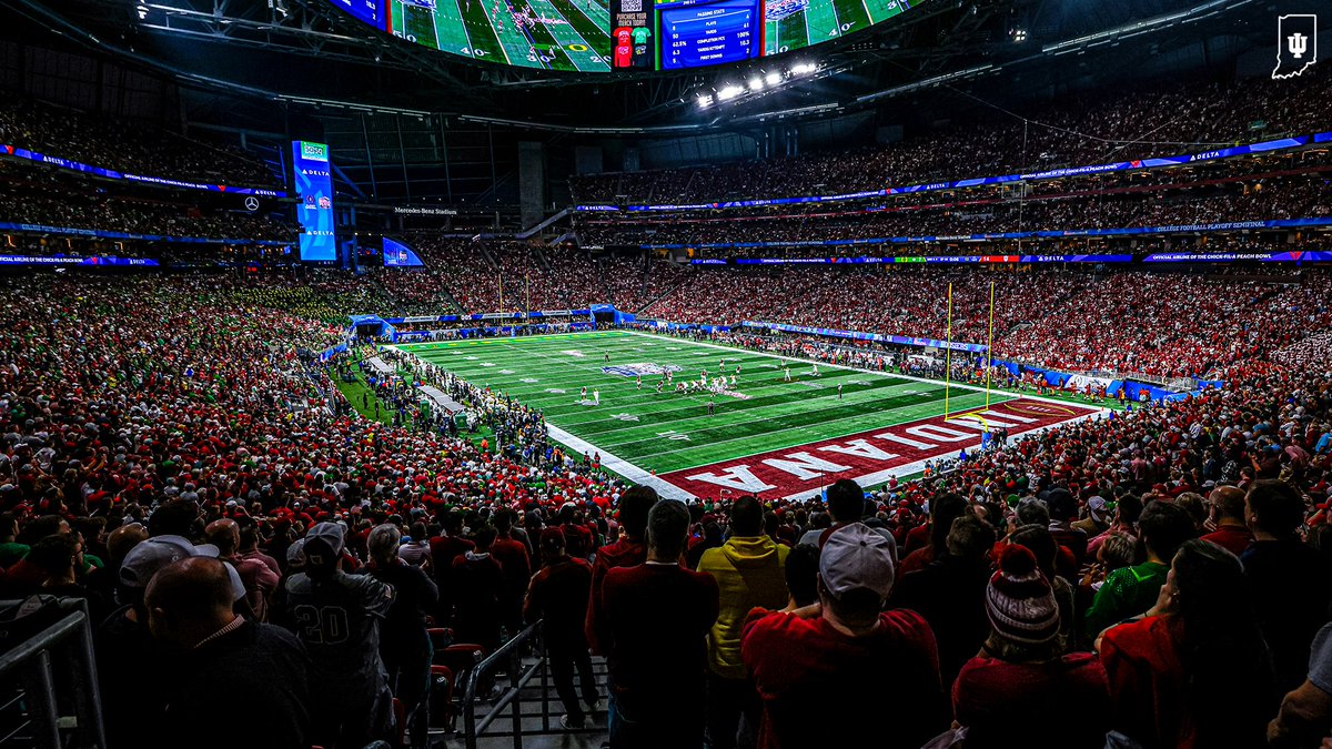 It's not our home stadium, but it is our home crowd. 

Hoosier Nation SHOWED OUT. https://t.co/P5...