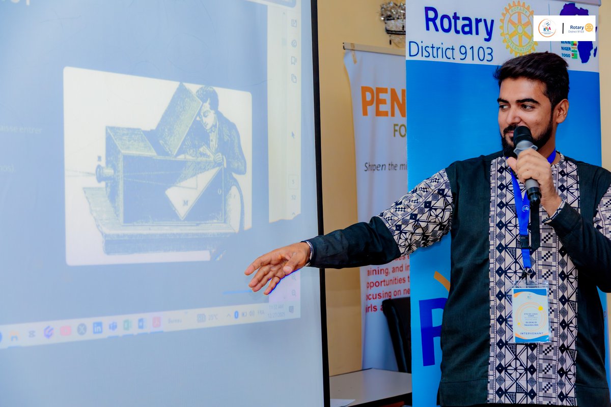 J'ai eu l'honneur de dispenser une formation en photographie professionnelle au RYLA Niger du District 9103. Ce module visait à renforcer le leadership des jeunes pour la paix et le développement économique par la maîtrise de l'image comme levier stratégique.