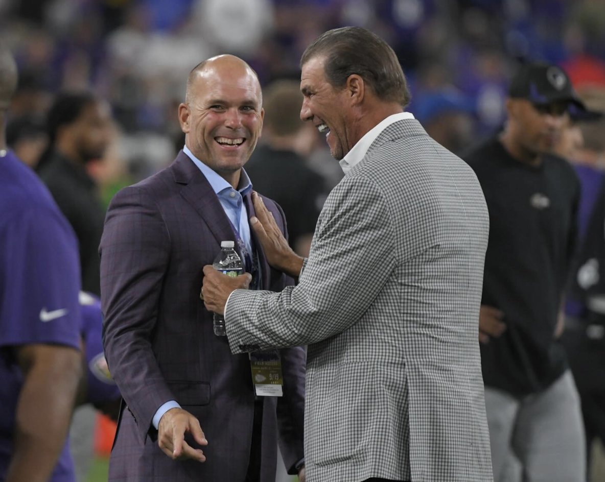 FlockForever852's tweet photo. The search for the Baltimore Ravens head coach has gotten INTENSE:

Kevin Stefanski
Vance Joseph
Davis Webb
Klint Kubiak
Anthony Weaver
Brian Flores
Matt Nagy
Kliff Kingsbury
Robert Saleh
Joe Brady

Who do we want #RavensFlock? ⬇️ https://t.co/DXkcbKTDyn