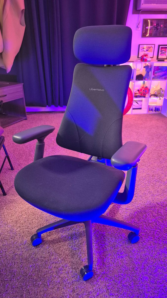 WE COMFY! Just got the libernova omni  first impressions setup was easy and the hour I sat in it im already loving the flexibility of the backrest and the reclining back is a huge upgrade over my Herman Miller Areon when It comes to after stream chillaxin.