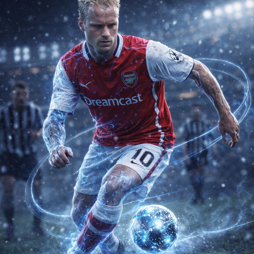 💎Bergkamp, clase eterna con sangre fría. ❄️
Control quirúrgico, giros anticipados, precisión total y frialdad inhumana bajo presión 🧊
El genio silencioso ✨. El toque perfecto⚽. 
#bergkamp #futbolconia #ia #futbol #football