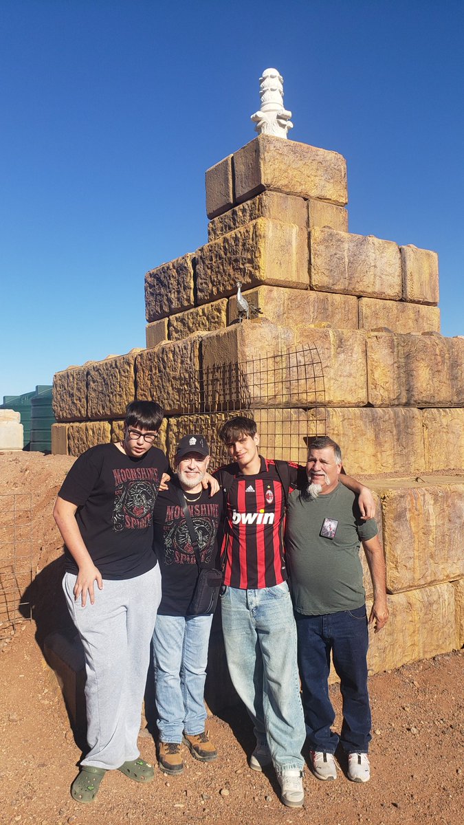 The kings at the ghost town on Sunday with Rafi and Jaime #thehouseofdeherrera #micronation #micronationalism