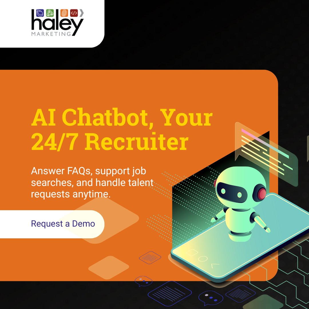Your recruiters can’t be online 24/7, but your chatbot can. 

Our AI Chatbot helps job seekers apply, captures client orders at 3 a.m., and answers FAQs instantly. 

Seamlessly integrated with your ATS, it’s the lowest-cost bot in staffing, with AI where it matters most.