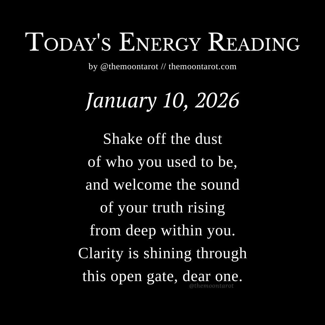 themoontarot_'s tweet photo. Today's Energy Reading: January 9, 2026 https://t.co/psxdhGWyJm