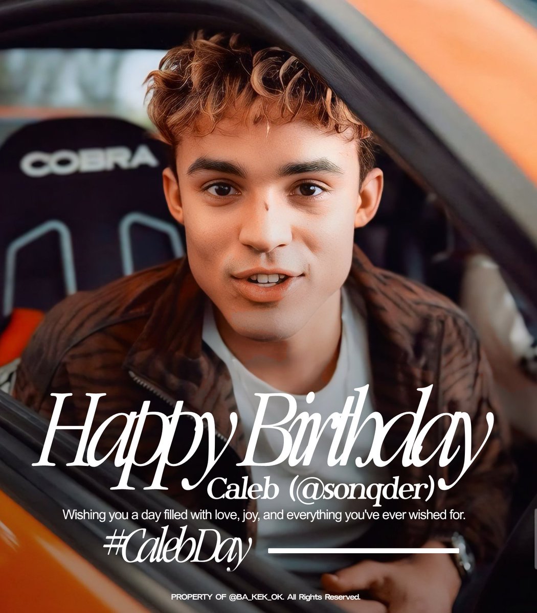 BA_KEK_OK's tweet image. HELP REPOST PLS? THX

The big boy Caleb (@sonqder) is having a birthday today!🏁 Let's celebrate by giving good wishes to him, there are 3 free layout for you! Cons:

1. RT tweet ini
2. Reply ucapanmu di bawah untuk kak Caleb
3. Pilih katalog yg kamu mau

end malam ini #zonauang