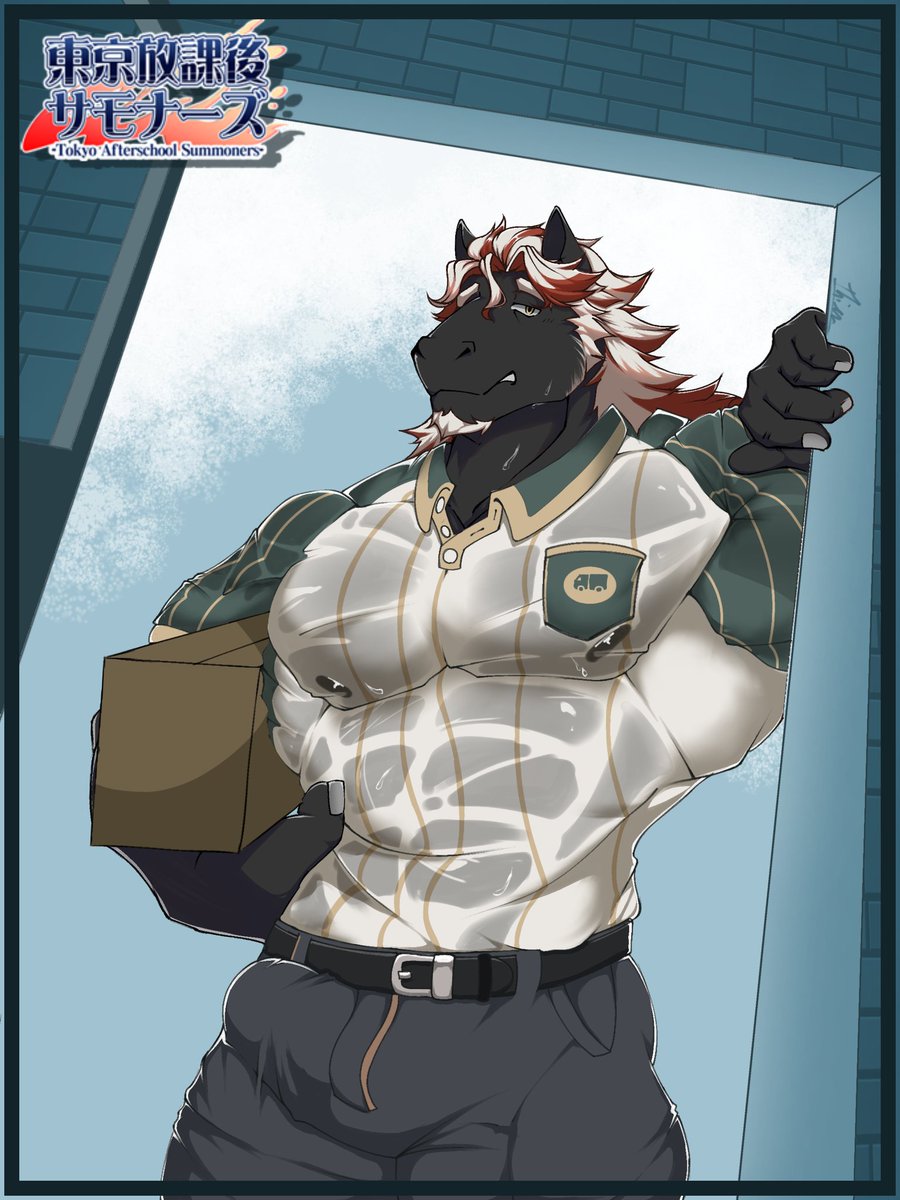Tokyo After-school Summoner: Glashtyn 🐴 📦

Since it's a horse year in cny Callender, might as well draw him😌

(Already luv him ngl) 

#horse #Glashtyn #Tokyoafterschoolsummoner #放サモ #housamo #furry #furryart #bara #furrybara #digitalart #art