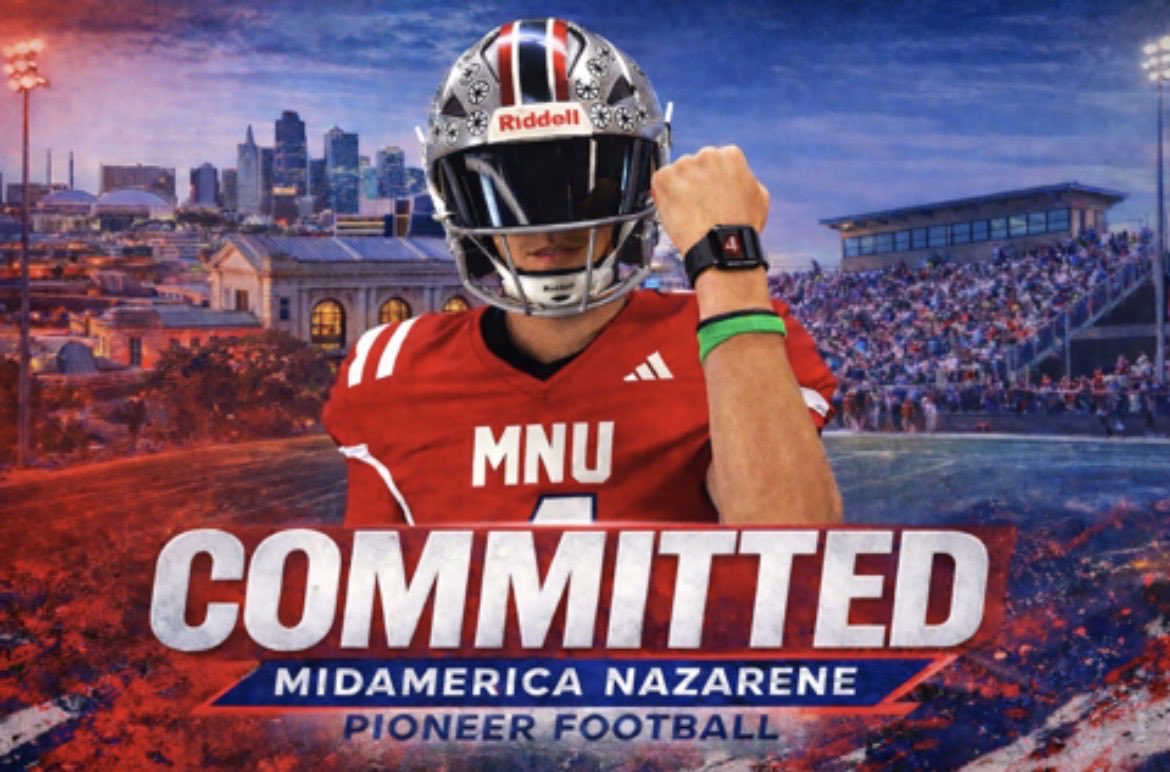 Otto8Gavin's tweet image. After a great talk with @coachCordovaHC and support from my parents, I am very excited to announce I’m 100% COMMITTED to continue my academic and athletic career and MidAmerica Nazarene University!! 

Go Pioneers!! @MNUFootball_ @CoachCPorter @OEHawksFootball @Coach_SambolMNU