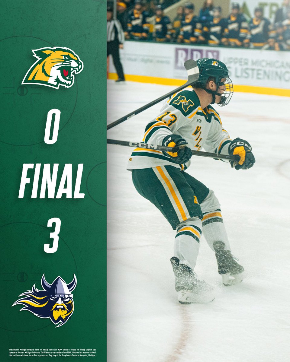 Final from the Berry

#NMUWildcats | #CCHAHockey | #NCAAHockey