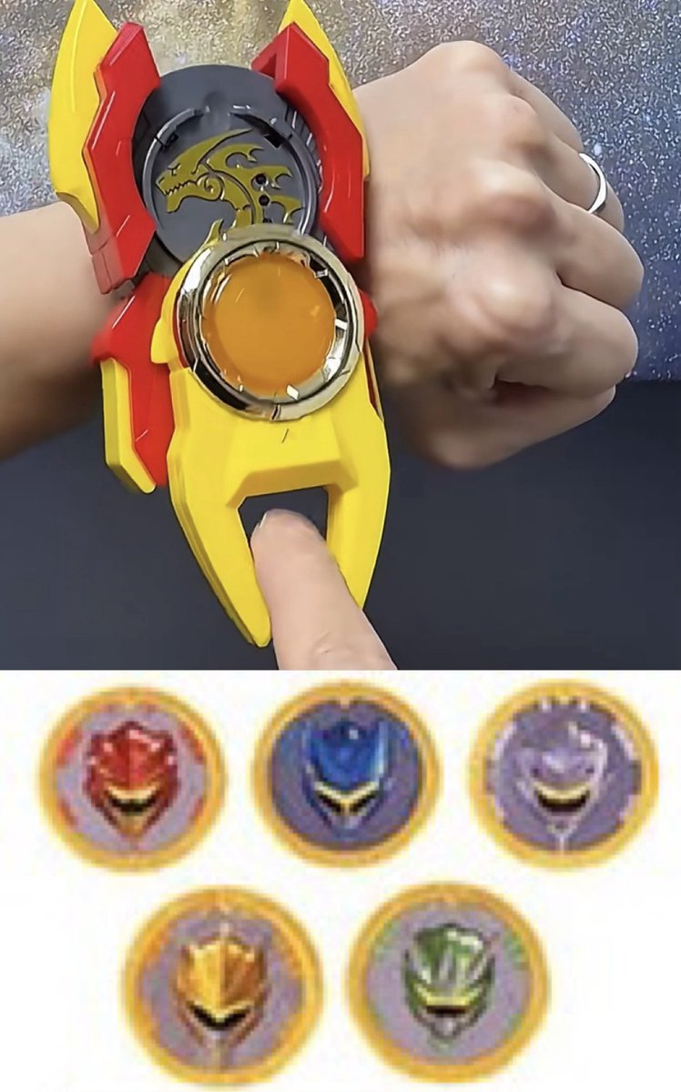 animepowers123's tweet photo. Good morning from Morphers with only three gimmick pin recognition buttons.
#Super10 #钶龙战记 #슈퍼텐
#MightyMorphinPowerRangersReIgnition #MightyMorphinPowerRangers #ReIgnition #Zyuranger #ジュウレンジャー
#DragonForce5 #钢铁飞龙5 #钢铁飞龙 https://t.co/NwEvogCakL