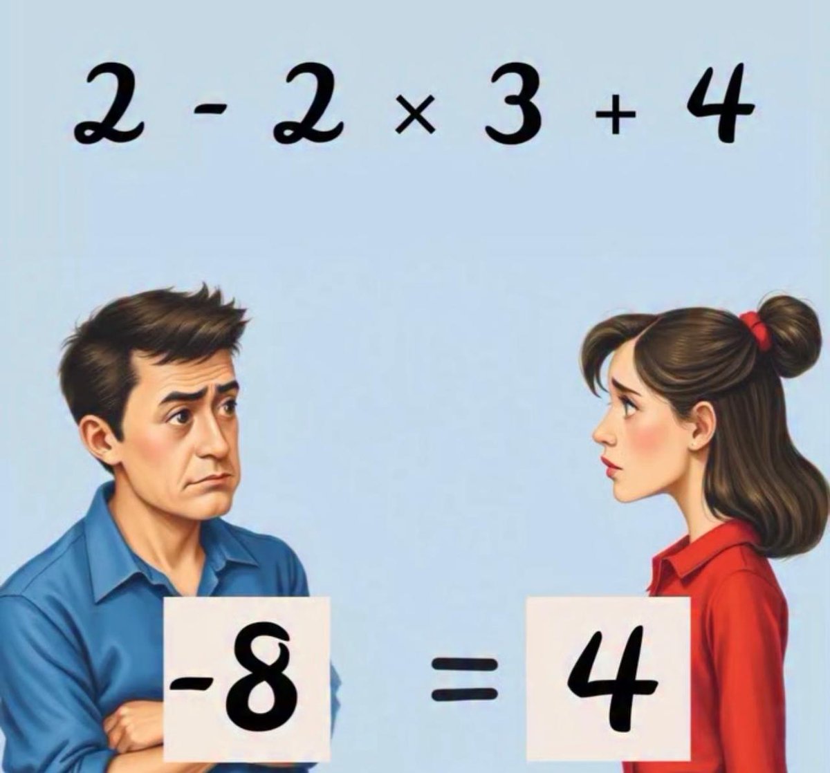 IQTestBrain's tweet image. 8 or 4