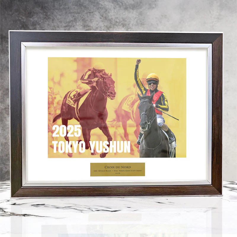 人馬一体🐎🫶 #クロワデュノール × #北村友一 騎手グッズはこちら