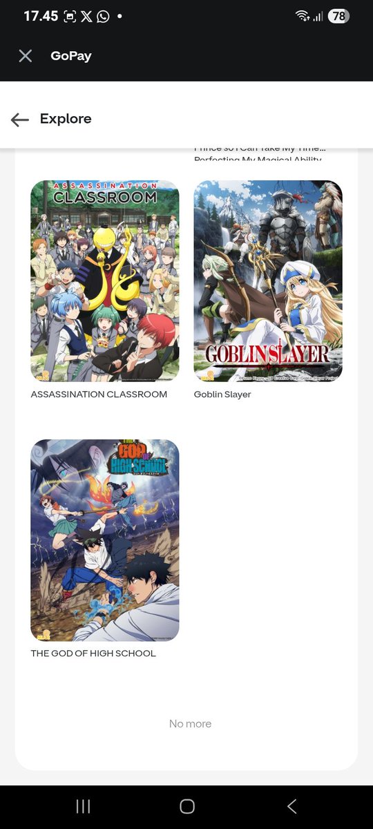 ellatompell's tweet image. Aplikasi GoPay sekarang udah jadi aplikasi wajib buat para pecinta anime karena kelengkapan dan kemudahan fiturnya.