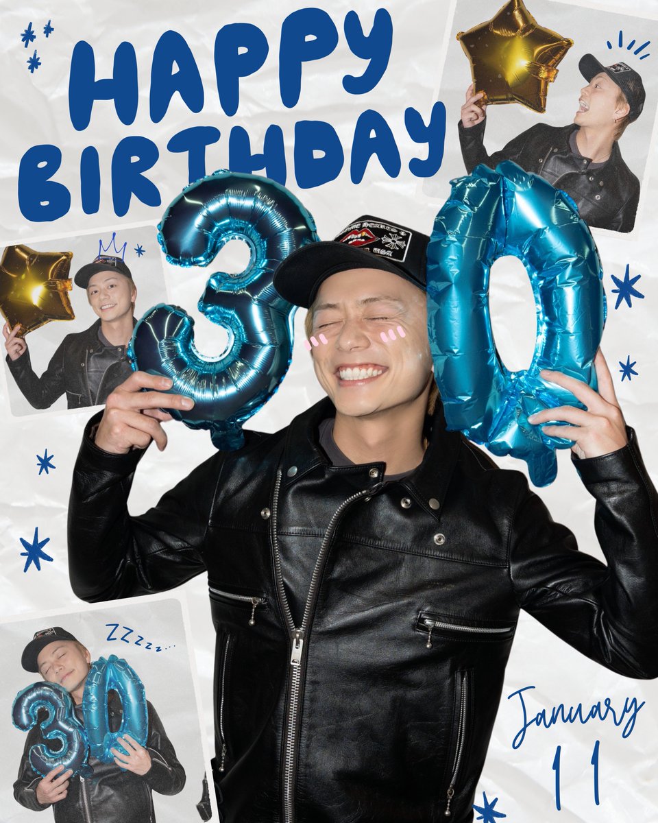 BALLISTIKBOYZ】 1.11 💙＃日髙竜太 さん💙 お誕生日おめでとうござい