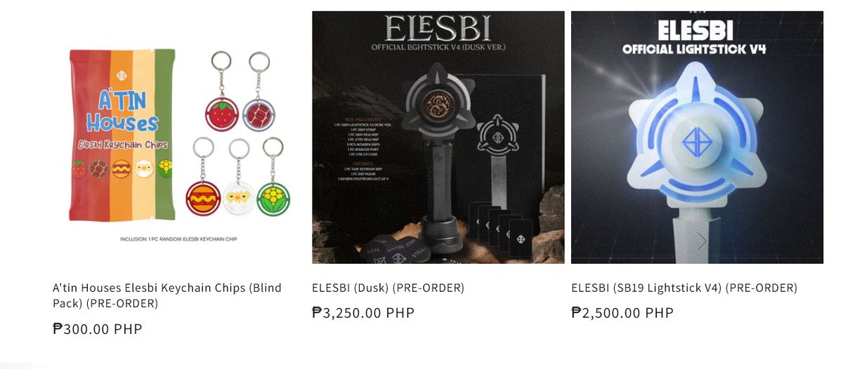 US_ATIN's tweet photo. Hello A'TIN and SB19 fans! Exciting news!!
If you've been waiting to get your hands on the Elesbi Dusk or the original Elesbi, the wait is over. Head over to https://t.co/RSwwSJ46Yn to secure yours now.

While you’re there, make sure to browse the site for other merch available for immediate purchase. Ano pang inaantay niyo? Sugod na and get yours now! 🤘

@SB19Official #SB19 
@1zentertainment