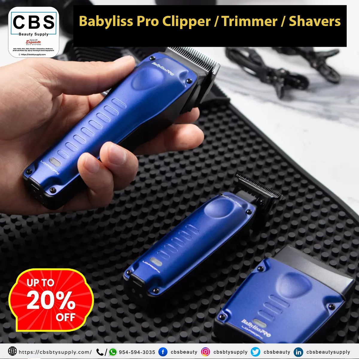 cbsbtysupply's tweet photo. #EVERYTHING on discount !!

https://t.co/u3Sw8lF7Dr

up a great deal!!!

Get premium quality products at CBS Beauty Supply with good discounts

#cbsbeautysupply #essienailpolish #barberchairs #babylisspro #wahlclippertrimmershavers #andisclipperstrimmersshavers #babylisspro https://t.co/Beghq3jdEM