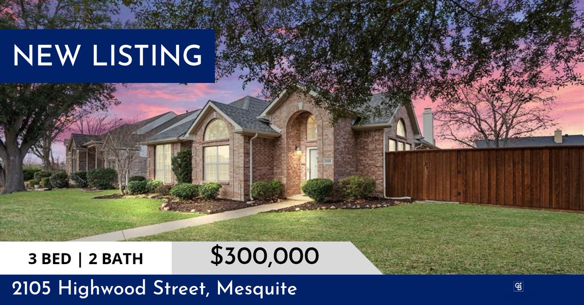 AmyBritt20's tweet photo. 📍 New Listing 📍 Take a look at this fantastic new property that just hit the market located at 2105 Highwood Street in Mesquite. Reach out here or at (214) 729-6151 for more information

Amy Britt
Coldwell Banker Apex
... https://t.co/SwQ1OKyh4C https://t.co/hzByTcnnHU