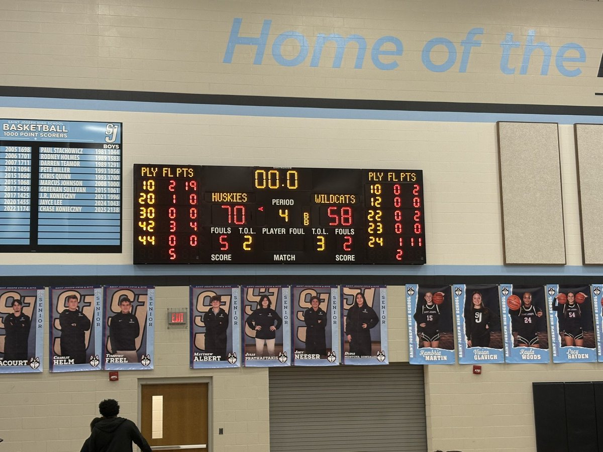 Great atmosphere, great crowd, and great win for <a href="/SJhoopsquad/">SB Saint Joe Basketball</a> tonight.