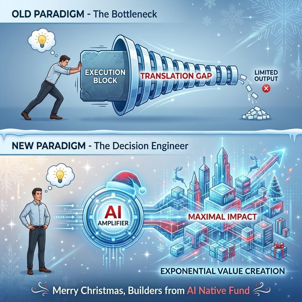 haiwang2009's tweet photo. "The bottleneck is no longer ability. The bottleneck is activation energy: who has the nerve to try, and the stubbornness to finish. "  - THE PERSONAL PANOPTICON

It resonates with my thinking.
#DecisionIntelligence #AIInvesting #AlphaGeneration https://t.co/OGKW6c1g8C