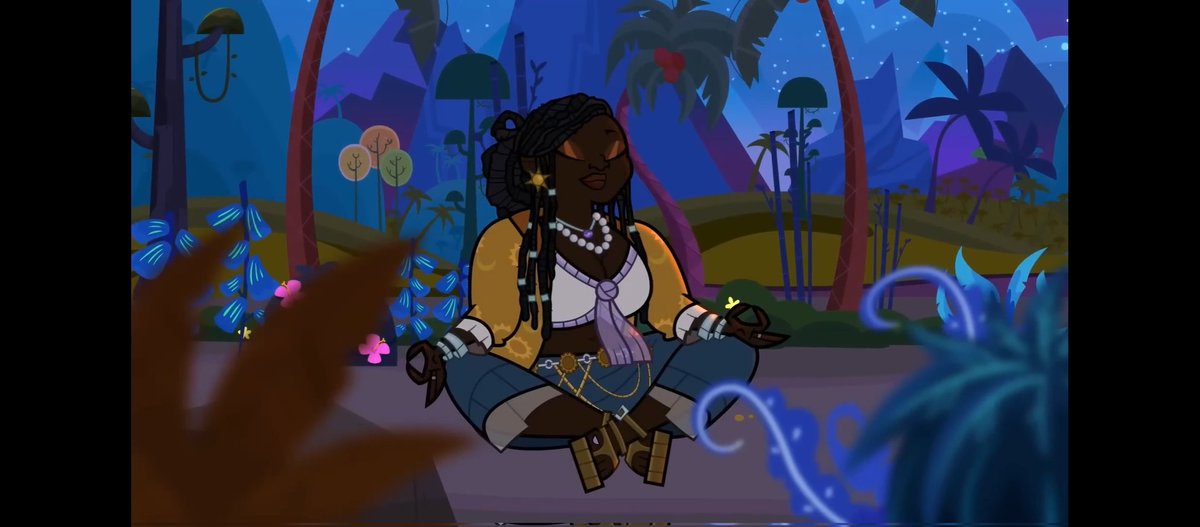 tonyhxu's tweet photo. oh, ella es tan diva; sus vibras son tan leshawna de drama total y es tan segura de si misma. la amo tanto sin haberla visto en acción. oh, Dunia, ¡vas a devorar tanto está temporada!🔮☀️💜.
#dctwt #disventurecamp5 #campamentodesventura #teamdunia. https://t.co/BKw2A4ylAn