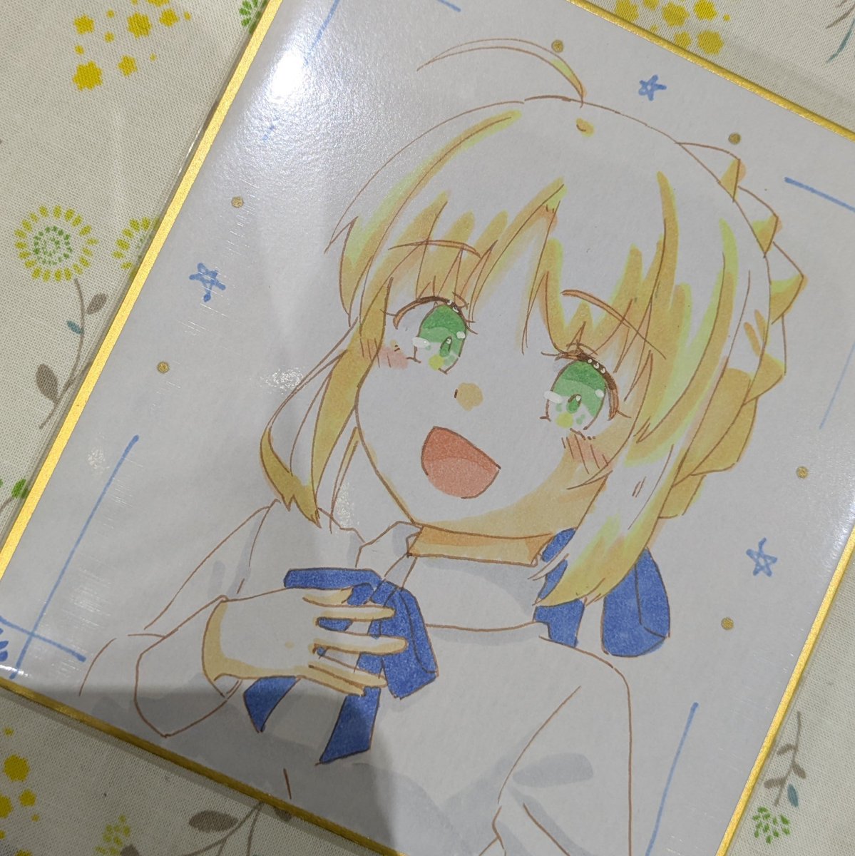 色紙1点完成です！😊
#松本アニコスFes