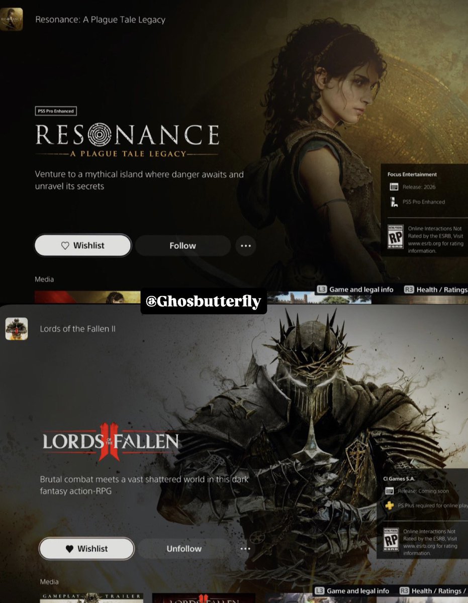 Ghosbutterfly's tweet photo. رتّبوها لي من 1 إلى 8: الأكثر حماسًا → الأقل 🔥
#PS5 #Gaming #RPG #ActionRPG #Wishlist #UpcomingGames #Gamer #PlaySt https://t.co/pKbu7u7DyD