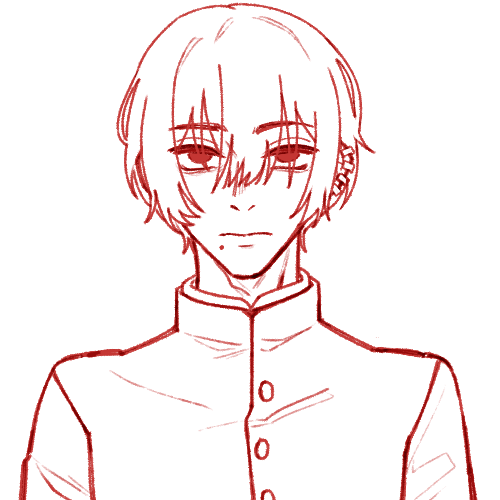 Drawing Yoshida every day till he comes back. Day 114