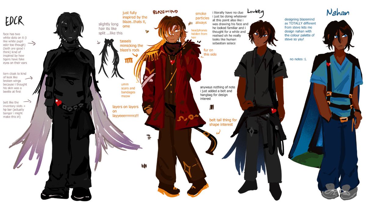 TimelyMCSR's tweet image. timely day 20
design concepts for more runners! part 2 out of …idk..

req runners in strawpage ! 
find my pages….(read my notes…) have a good day everyone and make sure you watch playoffs!!

🌸
#edcr #blazemind #lowkey #nahan #mcsr #fanart