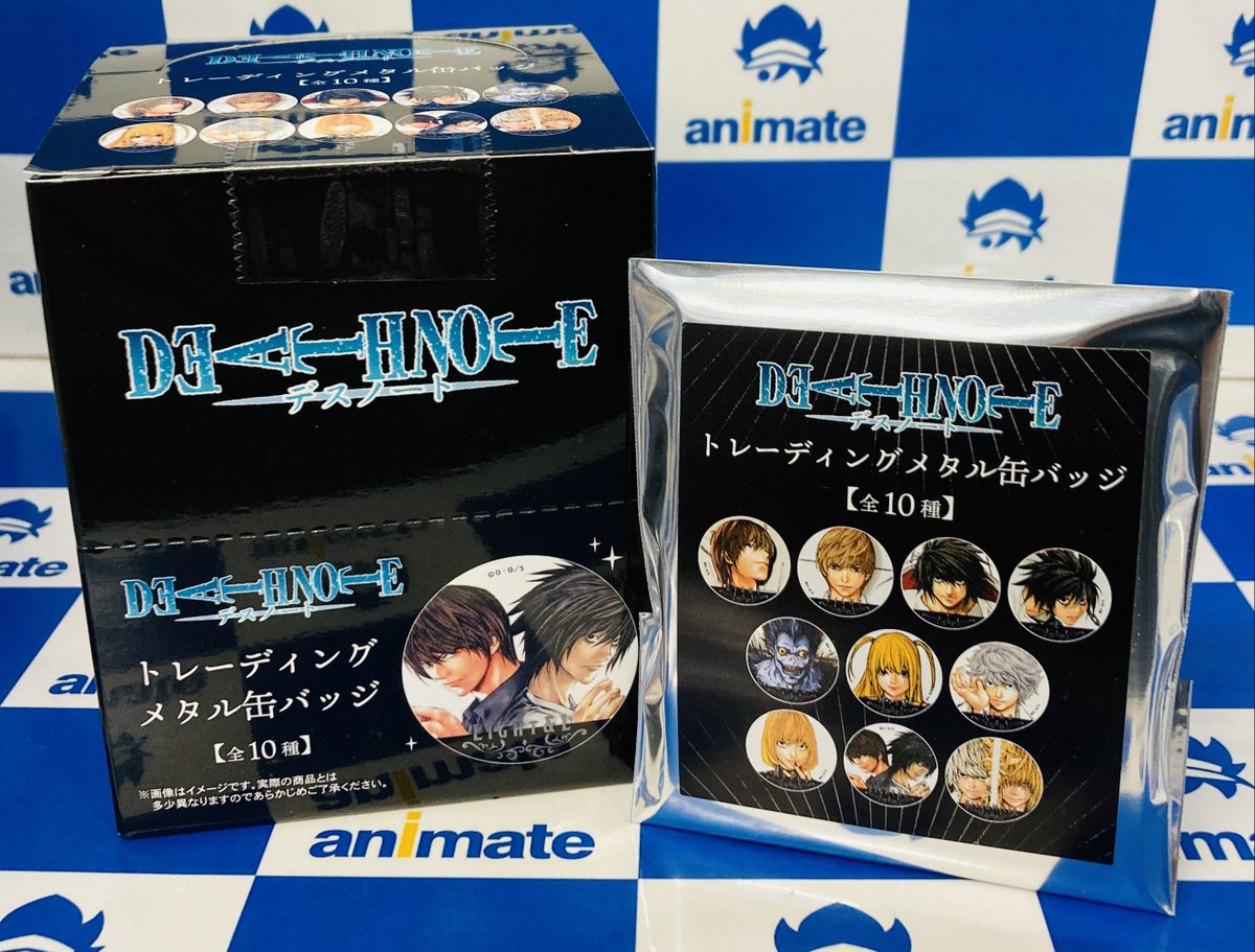 グッズ情報】 1号館2階にて 『DEATH NOTE トレーディングメタル缶