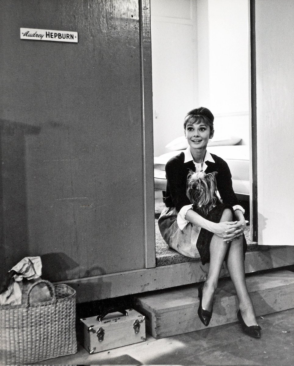 hepburnfiles's tweet photo. audrey hepburn photographed on the set of “the children’s hour” (1961) https://t.co/SbU7TFCbC2